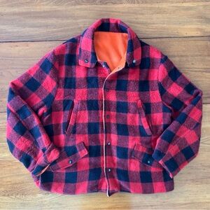 Vintage Sportchief 1970s Cruiser Jacket Hunting Reversible L/XL